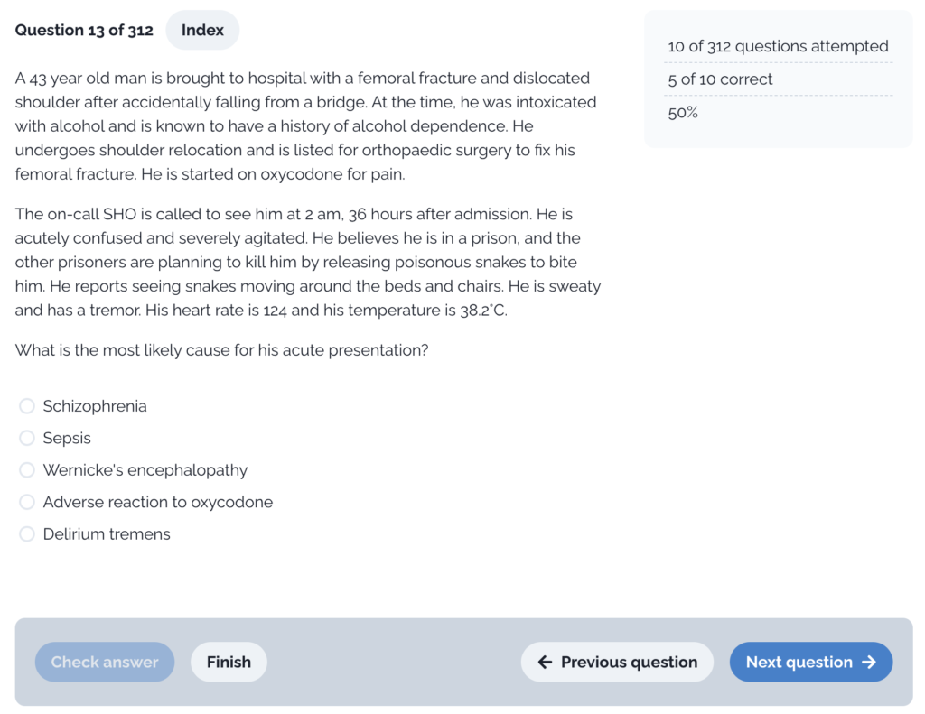 Multiple Choice Questions